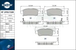 ROTINGER Piduriklotsi komplekt,  ketaspidur RT 1PD17100