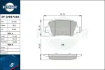 ROTINGER Piduriklotsi komplekt,  ketaspidur RT 1PD17410