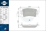 ROTINGER Piduriklotsi komplekt,  ketaspidur RT 1PD17470