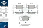 ROTINGER Piduriklotsi komplekt,  ketaspidur RT 1PD17850