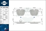 ROTINGER Piduriklotsi komplekt,  ketaspidur RT 1PD17930