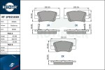 ROTINGER  Piduriklotsi komplekt,ketaspidur RT 1PD21030