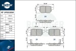ROTINGER Piduriklotsi komplekt,  ketaspidur RT 1PD21050