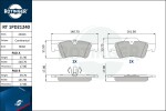 ROTINGER Piduriklotsi komplekt,  ketaspidur RT 1PD21240
