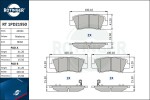 ROTINGER Piduriklotsi komplekt,  ketaspidur RT 1PD21950