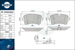 ROTINGER Piduriklotsi komplekt,  ketaspidur RT 1PD22261
