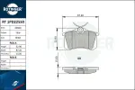 ROTINGER Piduriklotsi komplekt,  ketaspidur RT 1PD22550