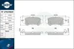 ROTINGER Piduriklotsi komplekt,  ketaspidur RT 1PD24820