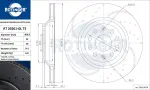 ROTINGER  Piduriketas GRAPHITE DRILLED & SLOTTED PLUS RT 20201-GL T5