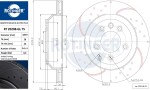 ROTINGER  Piduriketas GRAPHITE DRILLED & SLOTTED PLUS RT 20208-GL T5