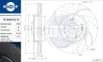ROTINGER Piduriketas GRAPHITE DRILLED & SLOTTED PLUS RT 20350-GL T5