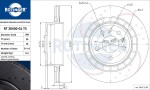 ROTINGER Piduriketas GRAPHITE DRILLED & SLOTTED PLUS RT 20430-GL T5
