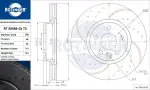 ROTINGER Piduriketas GRAPHITE DRILLED & SLOTTED PLUS RT 20484-GL T5