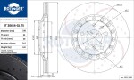 ROTINGER  Piduriketas GRAPHITE DRILLED & SLOTTED PLUS RT 20654-GL T5