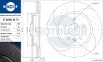 ROTINGER  Piduriketas GRAPHITE DRILLED & SLOTTED PLUS RT 20981-GL T5