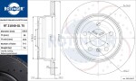 ROTINGER Piduriketas GRAPHITE DRILLED & SLOTTED PLUS RT 21040-GL T5