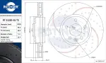 ROTINGER Piduriketas GRAPHITE DRILLED & SLOTTED PLUS RT 21281-GL T5