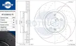 ROTINGER  Piduriketas GRAPHITE DRILLED & SLOTTED PLUS RT 21343-GL T5