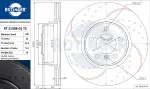 ROTINGER  Piduriketas GRAPHITE DRILLED & SLOTTED PLUS RT 21398-GL T5