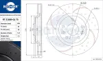 ROTINGER Piduriketas GRAPHITE DRILLED & SLOTTED PLUS RT 21689-GL T5