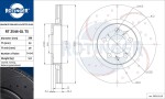 ROTINGER  Piduriketas GRAPHITE DRILLED & SLOTTED PLUS RT 2544-GL T5