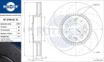ROTINGER  Piduriketas GRAPHITE DRILLED & SLOTTED PLUS RT 2799-GL T5