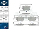 ROTINGER Piduriklotsi komplekt,  ketaspidur RT 2PD09780