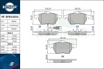 ROTINGER Piduriklotsi komplekt,  ketaspidur RT 2PD15251