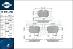 ROTINGER Piduriklotsi komplekt,  ketaspidur RT 2PD16722