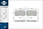 ROTINGER Piduriklotsi komplekt,  ketaspidur RT 2PD16880