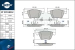 ROTINGER Piduriklotsi komplekt,  ketaspidur RT 2PD18252