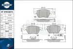 ROTINGER Piduriklotsi komplekt,  ketaspidur RT 2PD18371