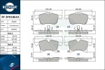 ROTINGER Piduriklotsi komplekt,  ketaspidur RT 2PD18610