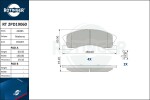 ROTINGER Piduriklotsi komplekt,  ketaspidur RT 2PD19060