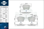 ROTINGER Piduriklotsi komplekt,  ketaspidur RT 2PD20211