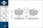 ROTINGER Piduriklotsi komplekt,  ketaspidur RT 2PD20900