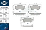 ROTINGER Piduriklotsi komplekt,  ketaspidur RT 2PD20930