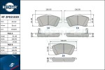 ROTINGER Piduriklotsi komplekt,  ketaspidur RT 2PD21020