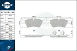 ROTINGER Piduriklotsi komplekt,  ketaspidur RT 2PD21250