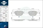 ROTINGER Piduriklotsi komplekt,  ketaspidur RT 2PD21890