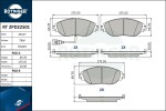 ROTINGER Piduriklotsi komplekt, ketaspidur RT 2PD22501