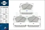 ROTINGER Piduriklotsi komplekt,  ketaspidur RT 2PD22940