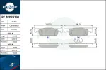 ROTINGER Piduriklotsi komplekt,  ketaspidur RT 2PD24790