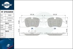 ROTINGER Piduriklotsi komplekt,  ketaspidur RT 2PD26900