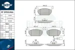 ROTINGER  Piduriklotsi komplekt,ketaspidur RT 2PD31461