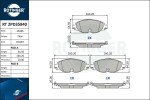 ROTINGER Piduriklotsi komplekt,  ketaspidur RT 2PD35840