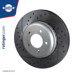 ROTINGER Piduriketas GRAPHITE DRILLED & SLOTTED PLUS RT 71003HP-GL T5