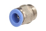 RECTUS RQSG1212G / tekalan connectors gray/straight, 1/2 external, wire 12x1.5, metal, quantity in package: 1pc