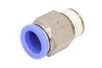 RECTUS RQSG1216G / tekalan connectors gray/straight, 1/2 external, wire 16x2, metal, quantity in package: 1pc
