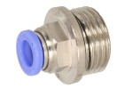 RECTUS RQSG128G / tekalan connectors gray/straight, 1/2 external, wire 8x1, metal, quantity in package: 1pc